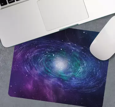 Tapis de souris original motif tourbillon galactique - TenStickers