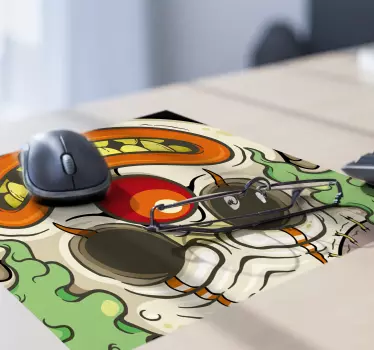 Tapis de souris original visage de clown effrayant - TenStickers