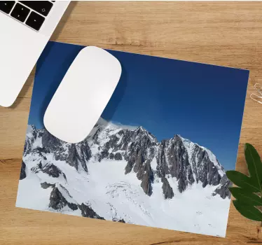 Tapis de souris photo paysage du Mont-Blanc - TenStickers