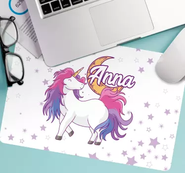 Tapis de souris personnalisable design licorne ludique - TenStickers