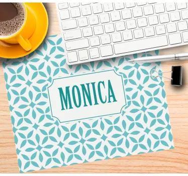 Tapis de souris personnalisable nom élégant - TenStickers