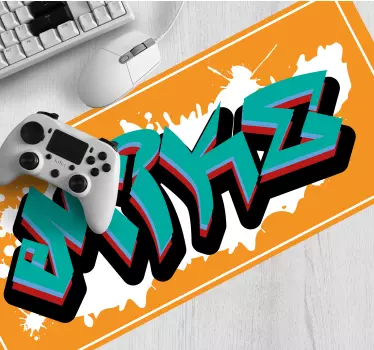 Tapis de souris personnalisable style graffiti Éclatant - TenStickers