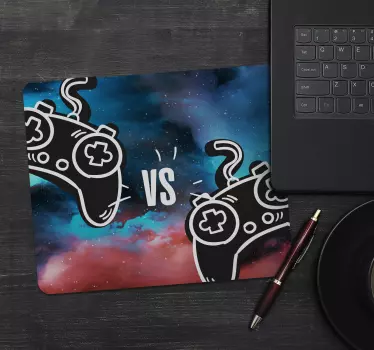 tapis de souris pour gamer Dessin abstrait de contrôleurs - TenStickers