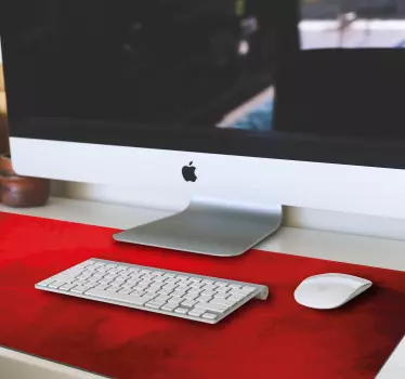 XXL Tapis de souris Rouge - TenStickers
