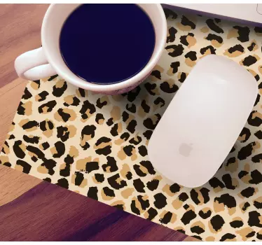 tapis de souris original Imprimé animal léopard - TenStickers