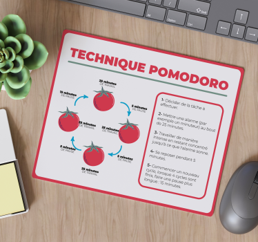 Tapis de souris original technique d'étude - TenStickers