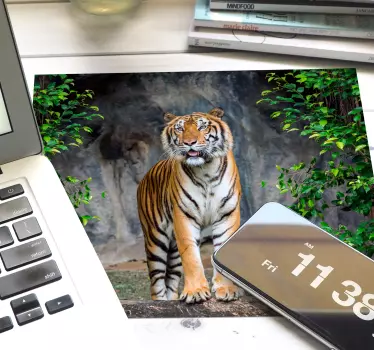 tapis de souris style original Tigre majestueux - TenStickers
