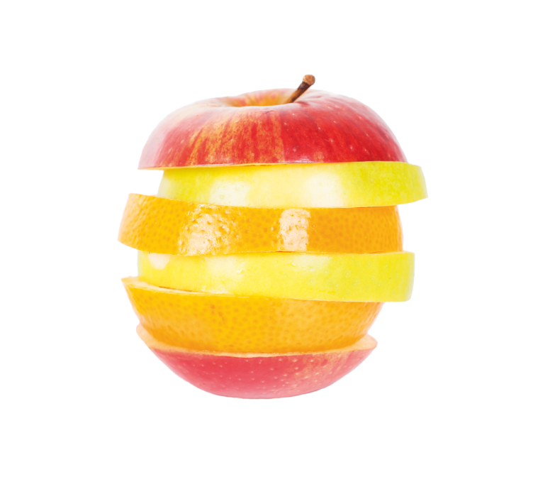 Store enrouleur cuisine pomme coupée - TenStickers