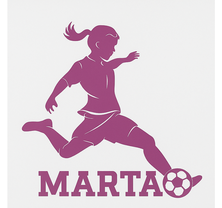 Store enrouleur pour chambre enfant joueuse de football - TenStickers