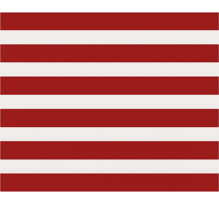 Store enrouleur pour chambre enfant rayures horizontales rouges - TenStickers