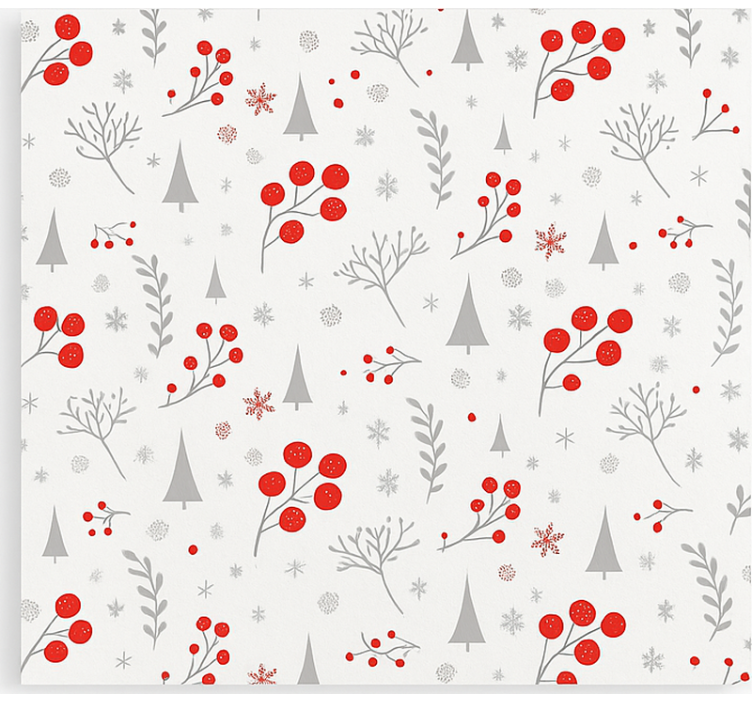 Store enrouleur salon motif de noël vintage - TenStickers