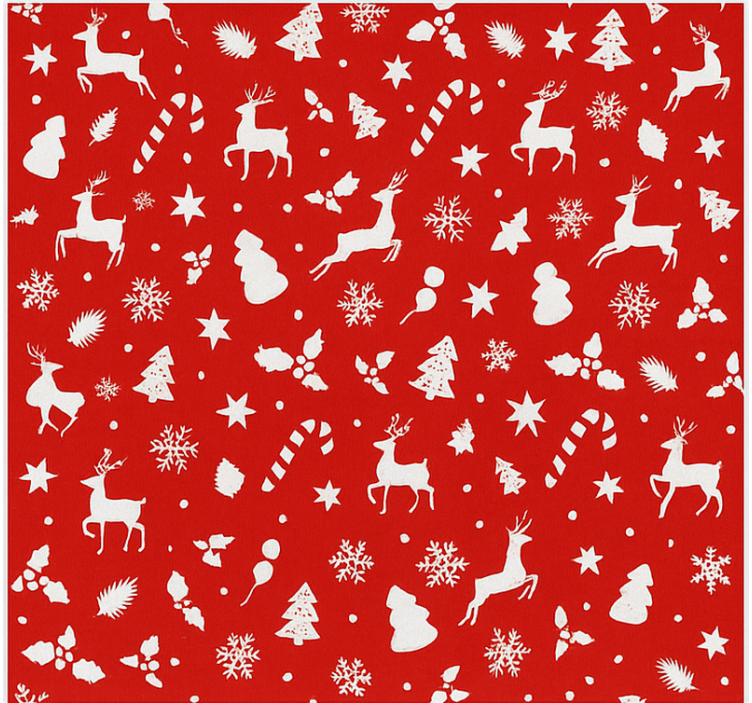 Store enrouleur salon motif de père noël pastel - TenStickers