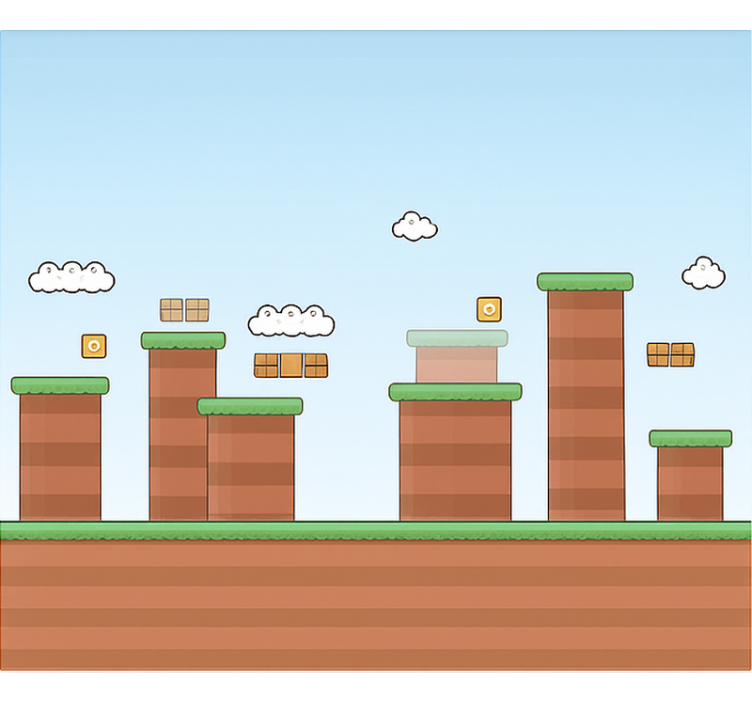 Store enrouleur geek alimenter les blocs de jeu - TenStickers