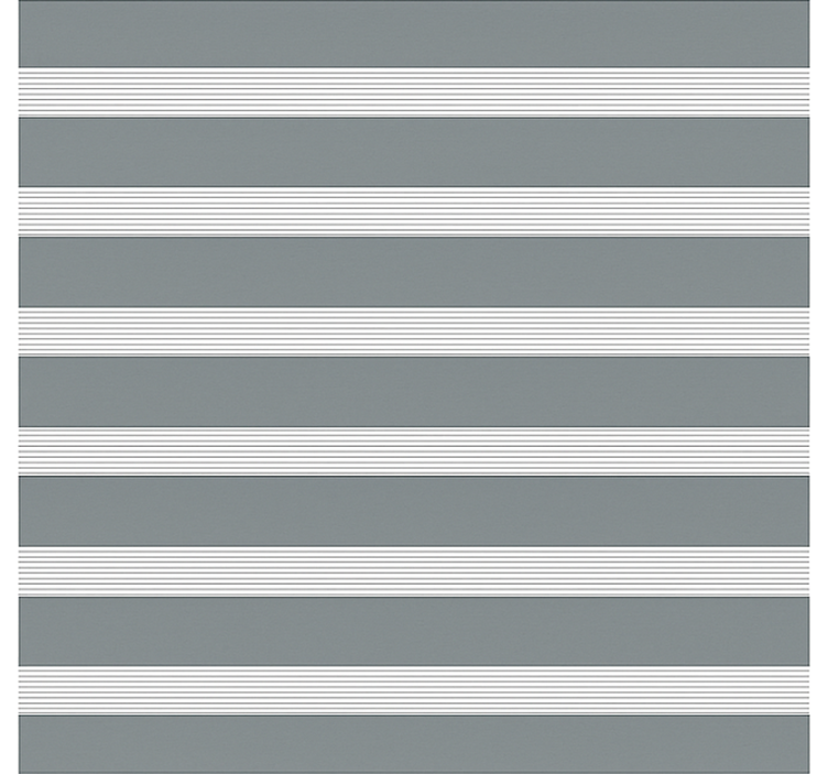 Store enrouleur salle à manger motif à rayures grises - TenStickers