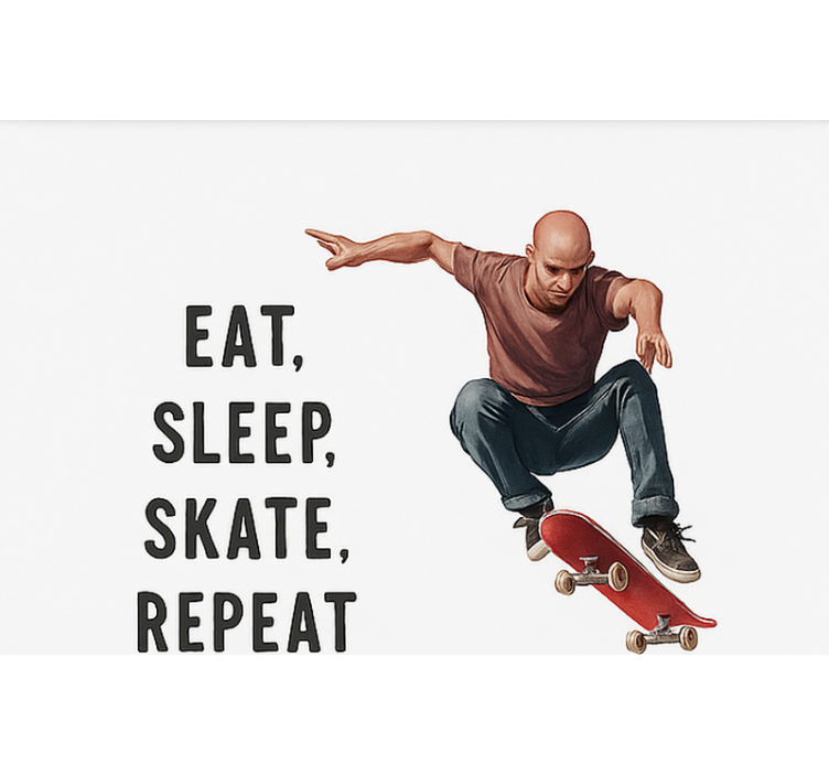 Store enrouleur pour chambre ado impression de skateboard - TenStickers