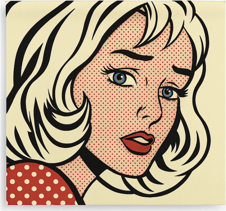 Store enrouleur pour chambre ado fille pop art - TenStickers