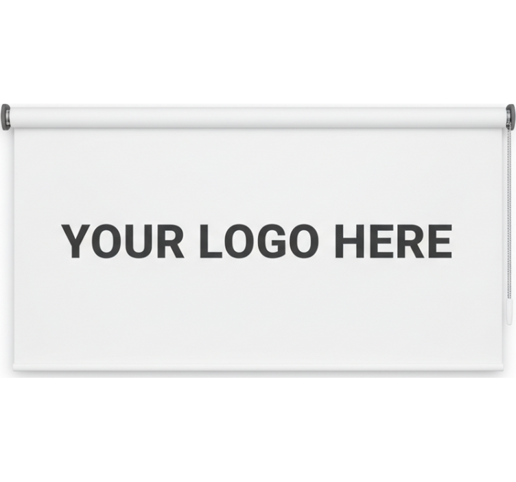 Store enrouleur bureaux logo d'entreprise personnalisé - TenStickers