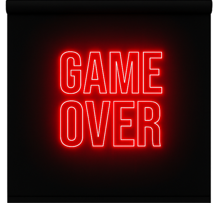 Store enrouleur phrases fin de partie - TenStickers