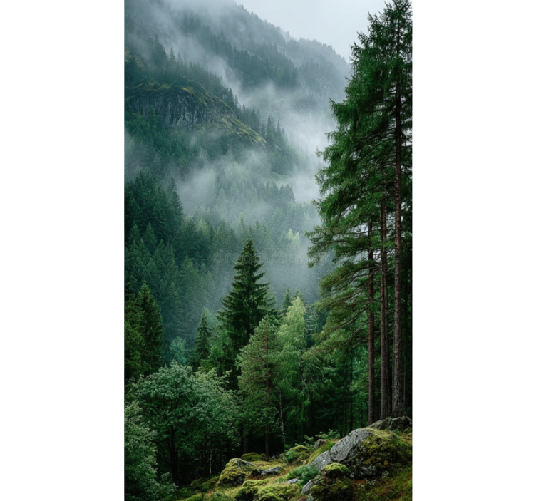 Store enrouleur arbre le choix mélancolique - TenStickers