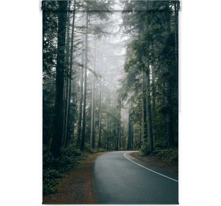 Store enrouleur arbre route du pin brumeux - TenStickers