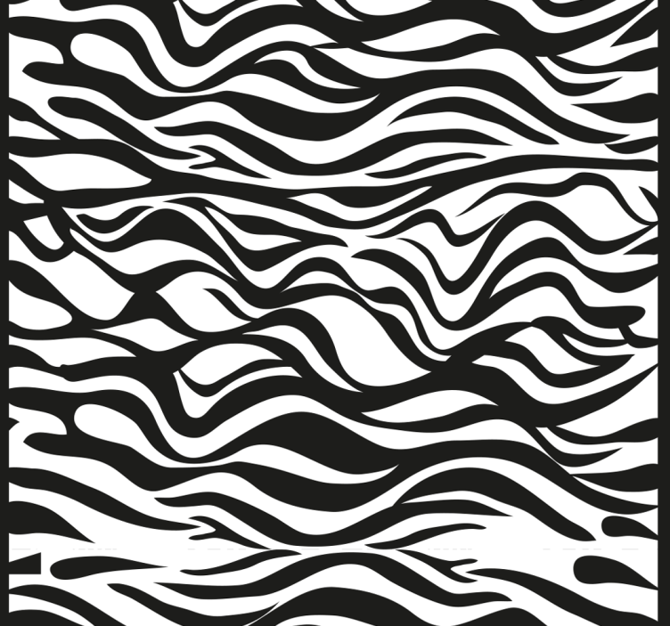 Store enrouleur bureau motif rayures zèbre - TenStickers