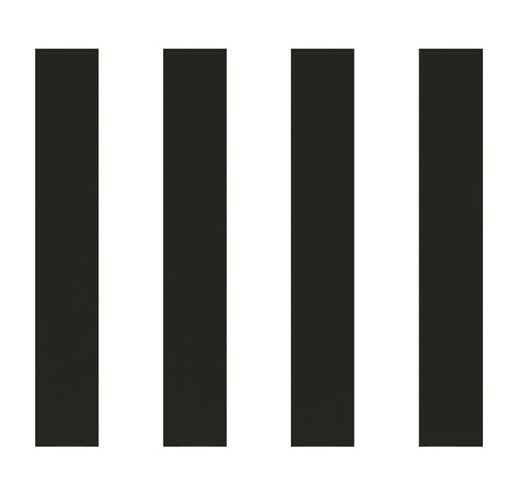 Store enrouleur cuisine rayures noires et blanches - TenStickers