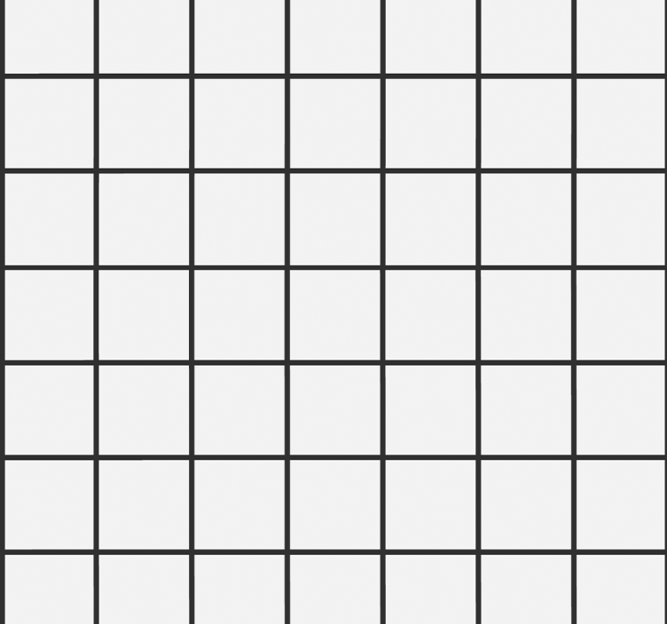 Store enrouleur salle à manger damier irrégulier - TenStickers