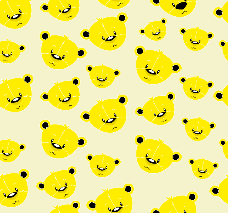 Store enrouleur chambre enfant motif ours mignons - TenStickers