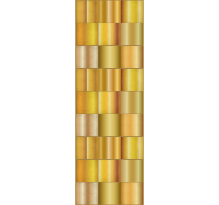 Store enrouleur bureaux blocs jaunes dorés - TenStickers