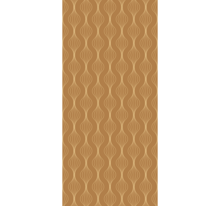 Store enrouleur moderne motif courbes élégantes - TenStickers