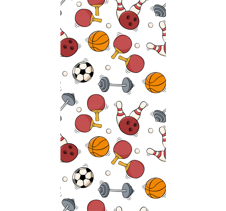 Store enrouleur moderne motif sportif - TenStickers