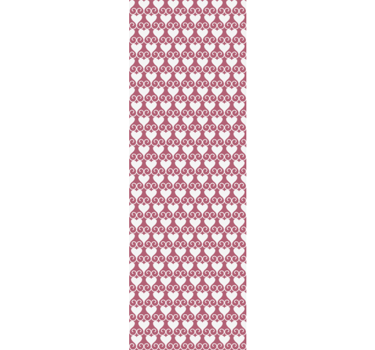 Store enrouleur moderne cœurs entrelacés décoratifs - TenStickers