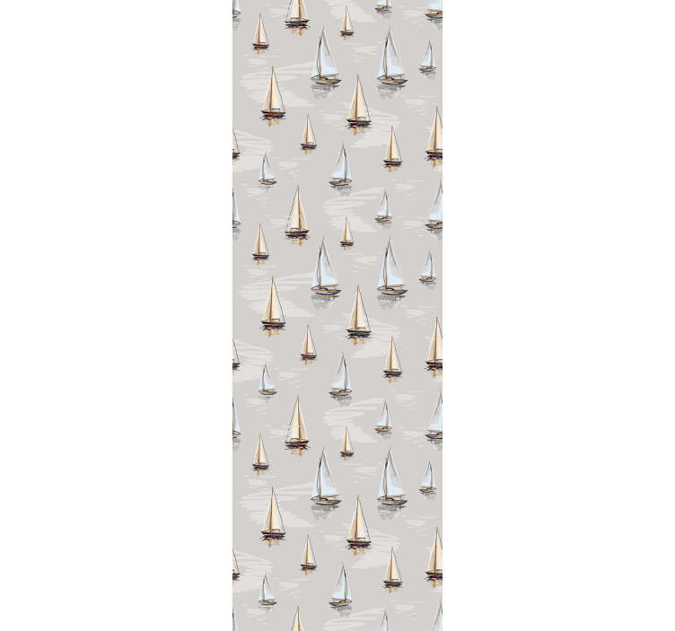 Store enrouleur moderne motif voilier élégant - TenStickers