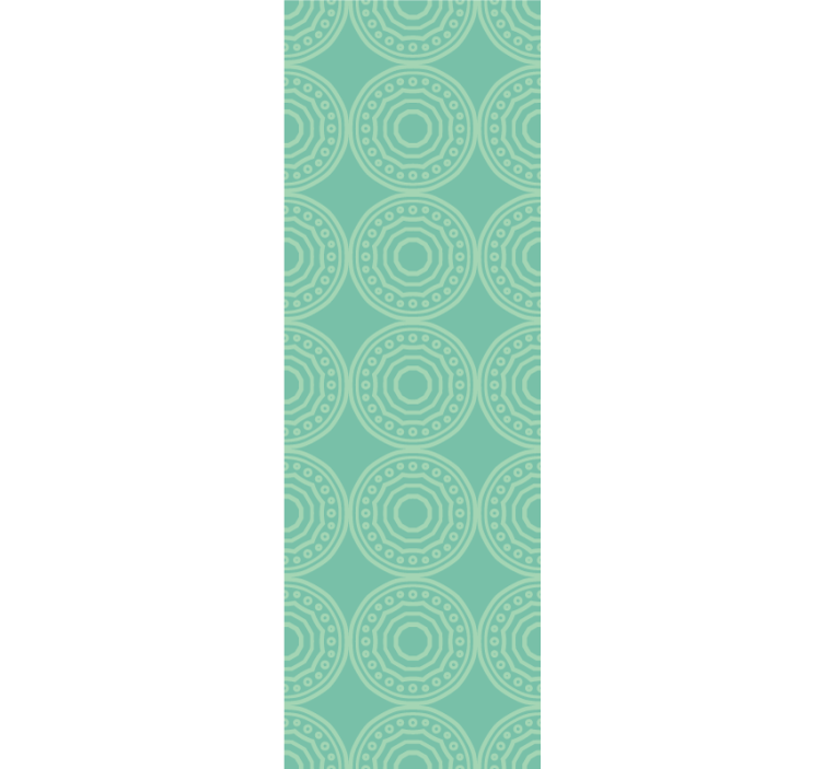 Store enrouleur moderne motif circulaire éclectique - TenStickers
