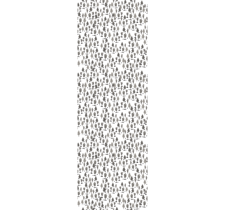 Store enrouleur moderne motif arbres kinfolk - TenStickers