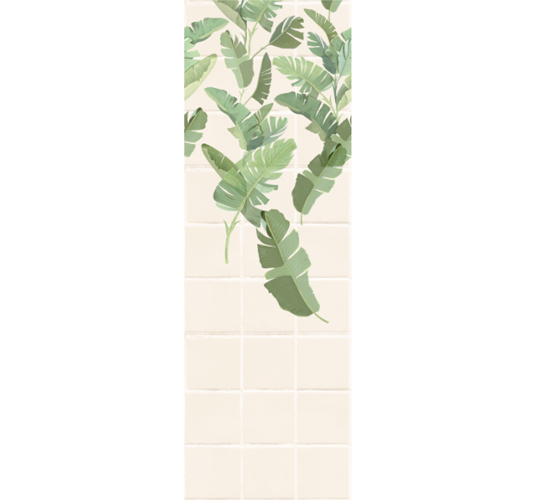 Store enrouleur moderne motifs éclectiques palmiers - TenStickers