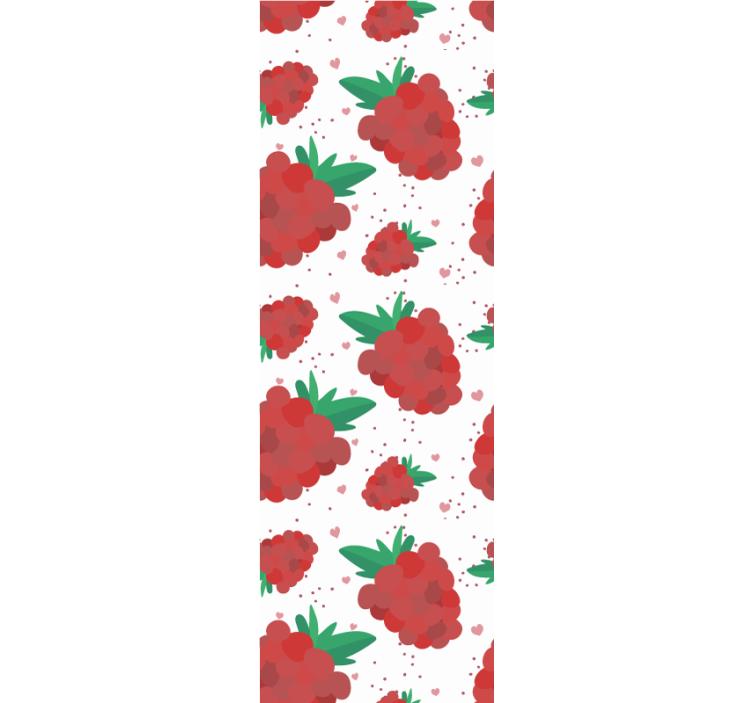 Store enrouleur moderne motif baies aquarelle - TenStickers
