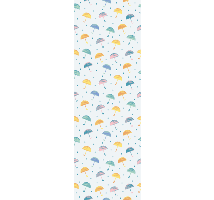 Store enrouleur moderne fond de parapluies colorés amusants - TenStickers