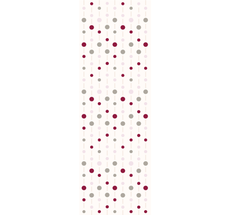 Store enrouleur moderne motif de points pastel avec lignes - TenStickers
