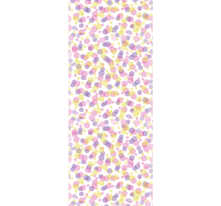 Store enrouleur moderne à pois aquarelle - TenStickers