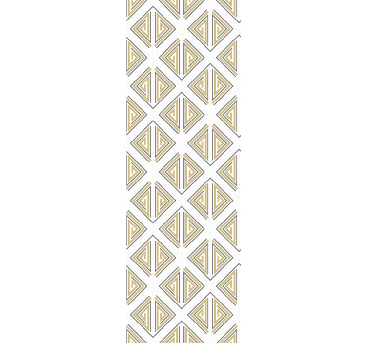 Store enrouleur moderne motifs gris or et beige - TenStickers