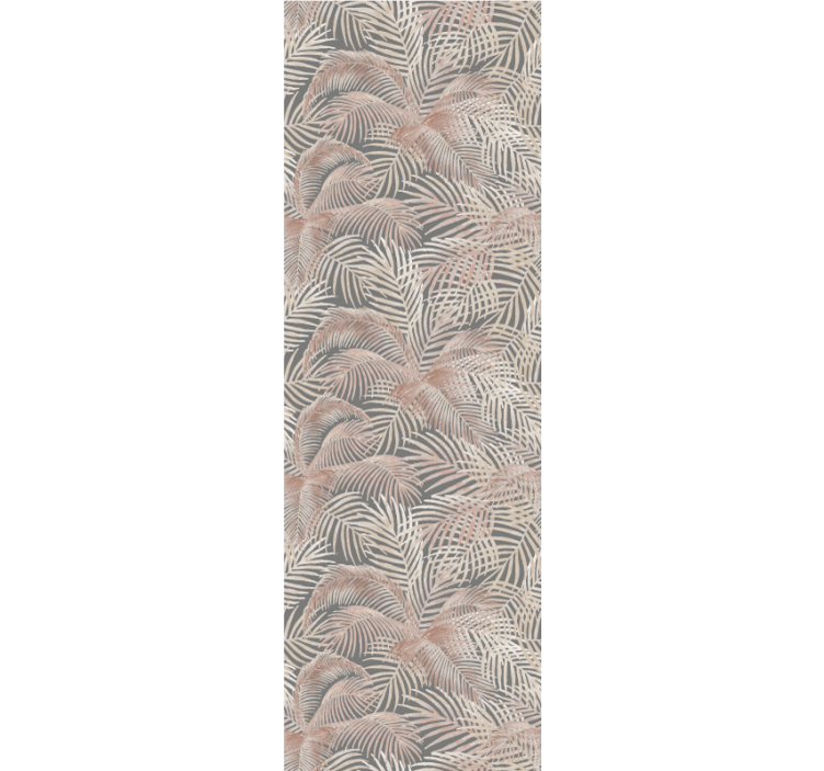 Store enrouleur moderne contours de feuilles de palmier - TenStickers