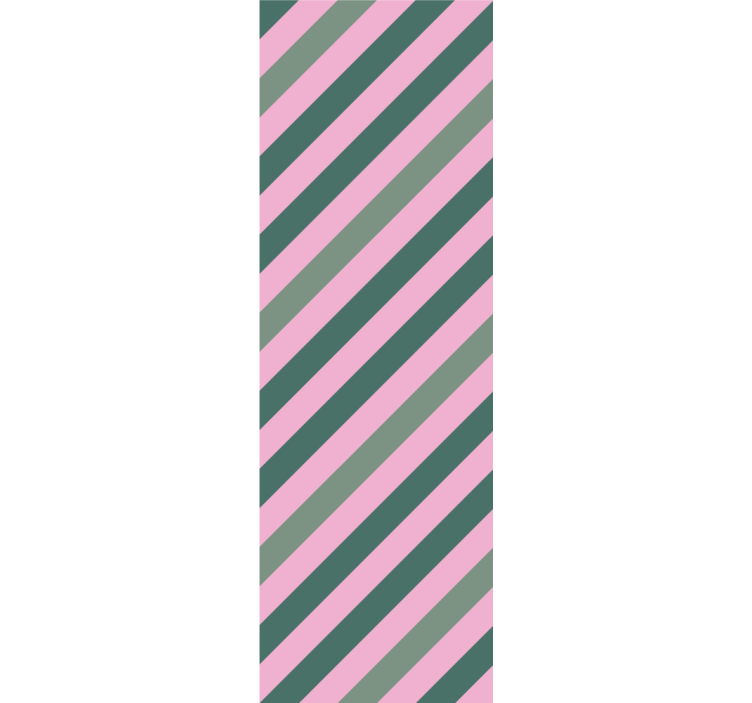 Store enrouleur moderne bloc de couleurs rose et vert pastel - TenStickers