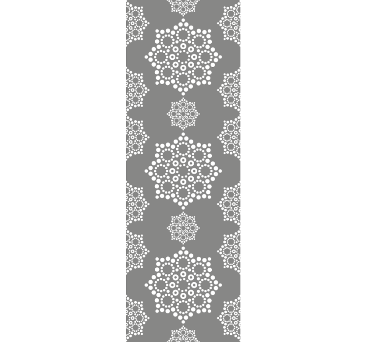 Store enrouleur moderne motif mandala à pois - TenStickers