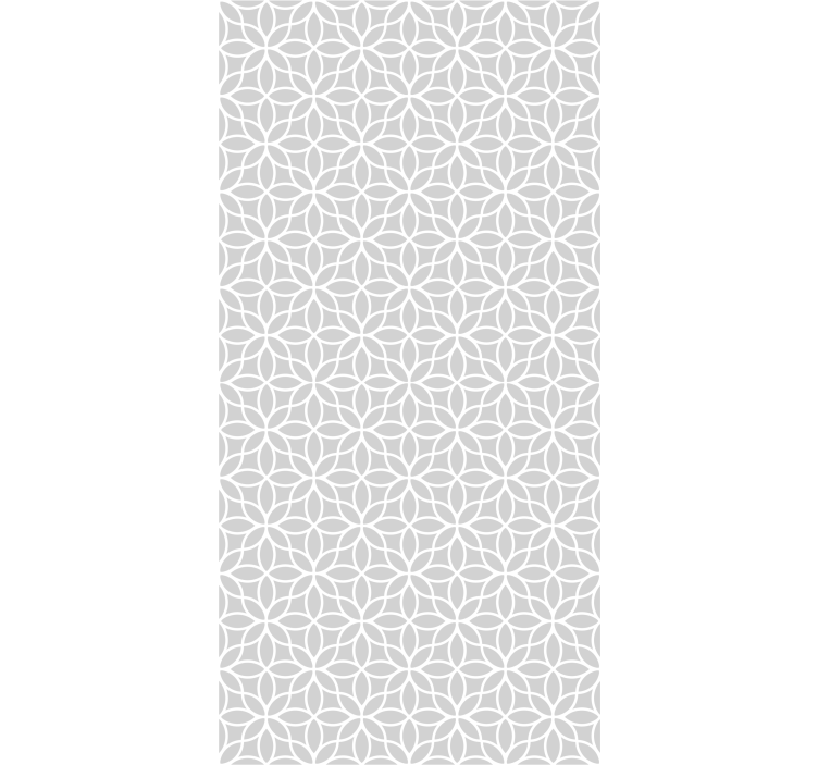 Store enrouleur moderne motif gris et blanc - TenStickers