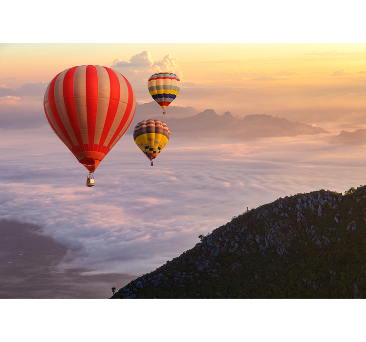Store enrouleur cuisine ballons de baudruche dans le ciel - TenStickers