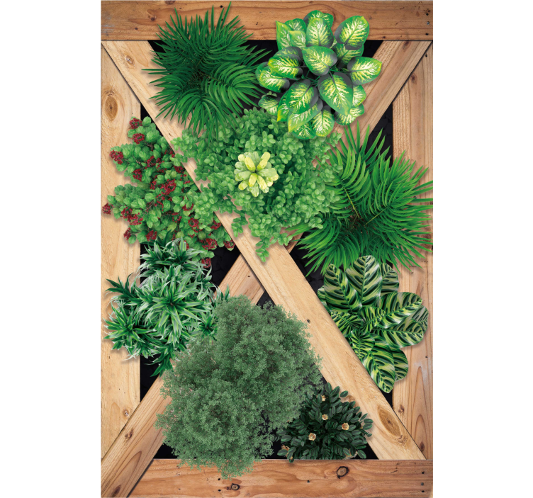 Store enrouleur bureau jardin champêtre - TenStickers