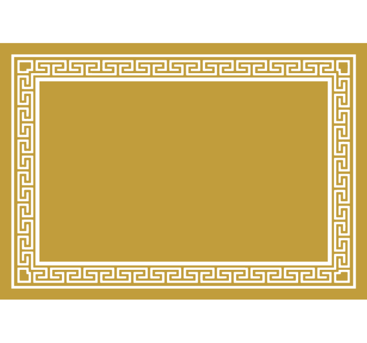 Store enrouleur jaune design grec - TenStickers