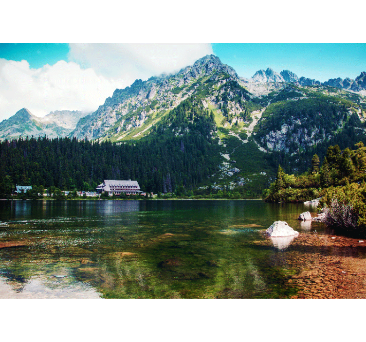 Store enrouleur bureau lac des tatras polonais - TenStickers