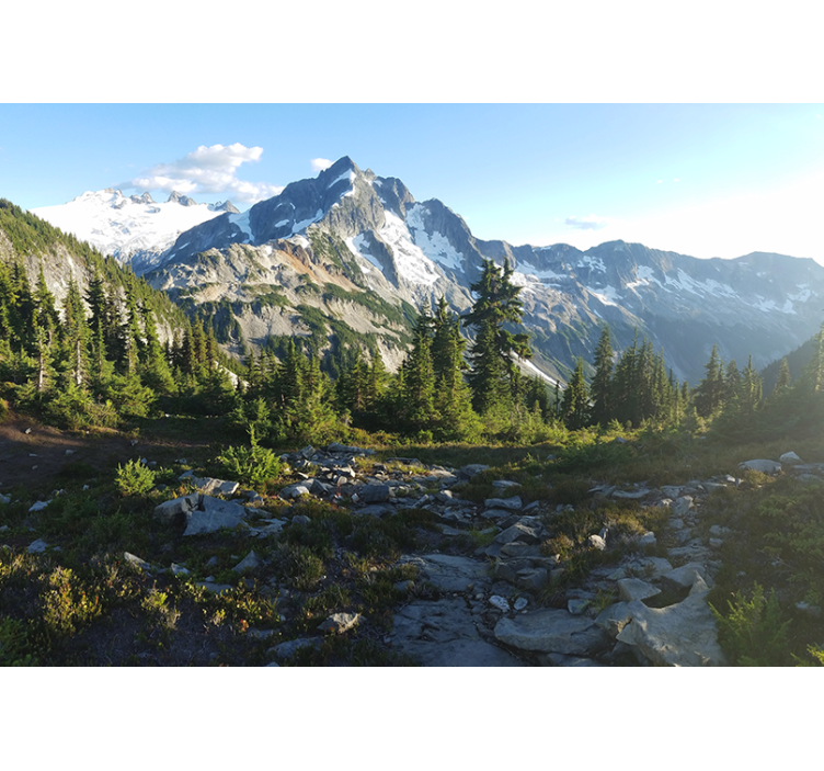 Store enrouleur bureau paysage de montagne magnifique - TenStickers
